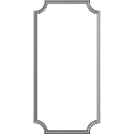 Ekena Millwork 31-in. W x 62-in. H Claremont Panel Moulding Kit Single Panel PMLKCL31X62A